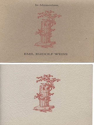 E.R. WEISS: THE TYPOGRAPHY OF AN ARTIST