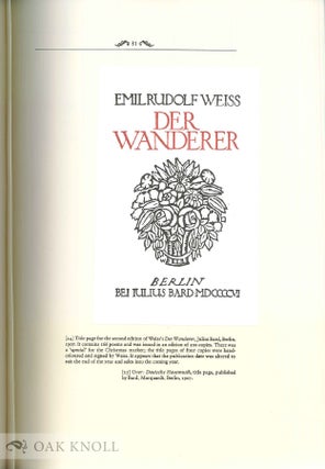 E.R. WEISS: THE TYPOGRAPHY OF AN ARTIST