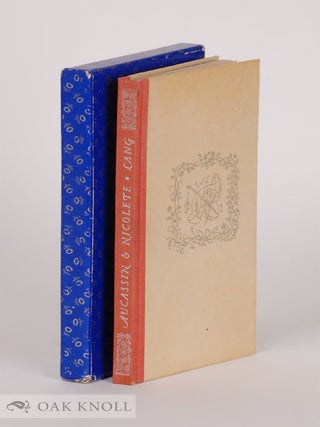 Order Nr. 106468 AUCASSIN & NICOLETE. Andrew Lang