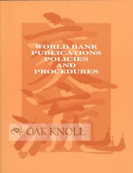 Order Nr. 106472 WORLD BANK PUBLICATIONS POLICIES AND PROCEDURES