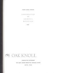 Order Nr. 107056 CONSERVATION OF ARCHIVAL MATERIALS