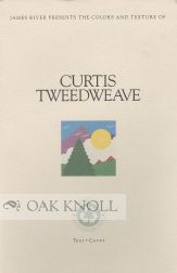 JAMES RIVER PRESENTS THE COLORS AND TEXTURE OF CURTIS TWEEDWEAVE, TEXT, COVER. Curtis.