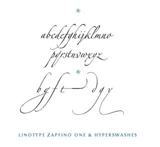 ABOUT MORE ALPHABETS: THE TYPES OF HERMANN ZAPF
