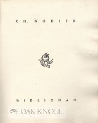 Order Nr. 107571 BIBLIOMAN. Charles Nodier