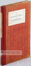 Order Nr. 107730 SECOND HANDFUL OF WESTERN BOOKS. J. Christian Bay