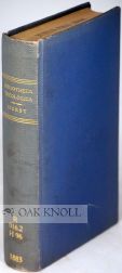Order Nr. 107785 BIBLIOTHECA THEOLOGICA, A SELECT AND CLASSIFIED BIBLIOGRAPHY OF THEOLOGY AND...