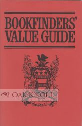 BOOKBINDERS' VALUE GUIDE. Thomas Page Sullivan.