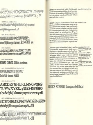 AMERICAN METAL TYPEFACES OF THE TWENTIETH CENTURY.