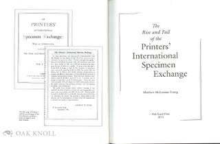 THE RISE AND FALL OF THE PRINTERS' INTERNATIONAL SPECIMEN EXCHANGE.
