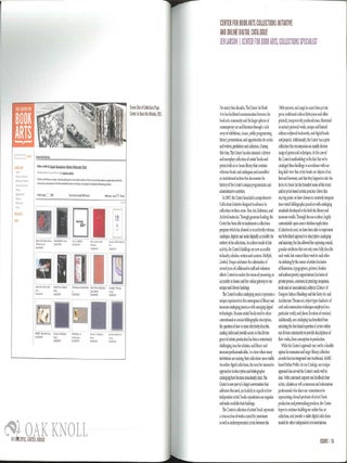 MULTIPLE, LIMITED, UNIQUE: SELECTIONS FROM THE PERMANENT COLLECTION OF THE CENTER FOR BOOK ARTS.