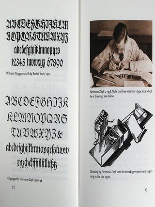 ABOUT MORE ALPHABETS: THE TYPES OF HERMANN ZAPF