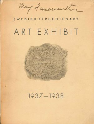 Order Nr. 110186 SWEDISH TERCENTENARY ART EXHIBIT 1937-1938. Sixten Strombom