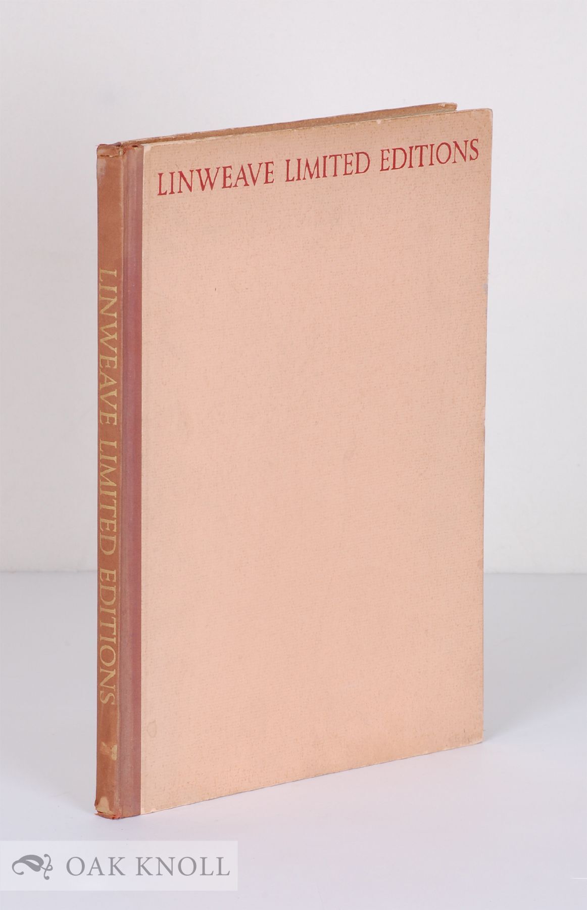 LINWEAVE LIMITED EDITIONS, 1934