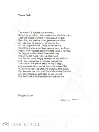 CENTER BROADSIDES 2011 READING SERIES.