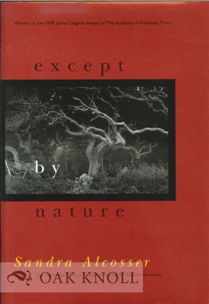 Order Nr. 112288 EXCEPT BY NATURE. Sandra Alcosser