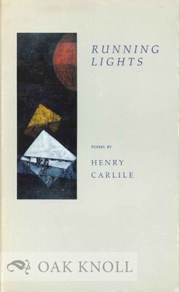 Order Nr. 112512 RUNNING LIGHTS, POEMS. Henry Carlile
