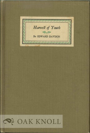 Order Nr. 112682 HARVEST OF YOUTH. Edward Davison