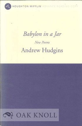 Order Nr. 113061 BABYLON IN A JAR, NEW POEMS. Andrew Hudgins