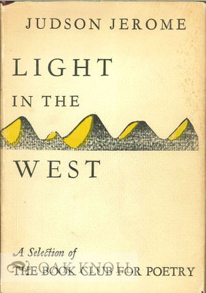 Order Nr. 113101 LIGHT IN THE WEST. Judson Jerome