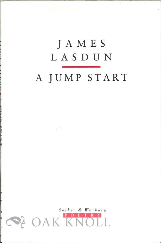 Order Nr. 113200 A JUMP START. James Lasdun.