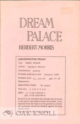Order Nr. 113445 DREAM PALACE. Herbert Morris