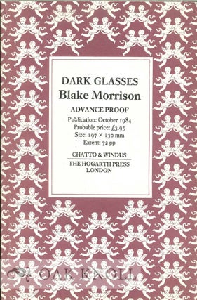 Order Nr. 113450 DARK GLASSES. Blake Morrison