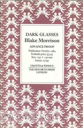 Order Nr. 113451 DARK GLASSES. Blake Morrison