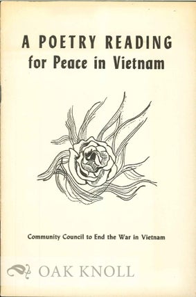 Order Nr. 113645 POETRY READING FOR PEACE IN VIETNAM (A