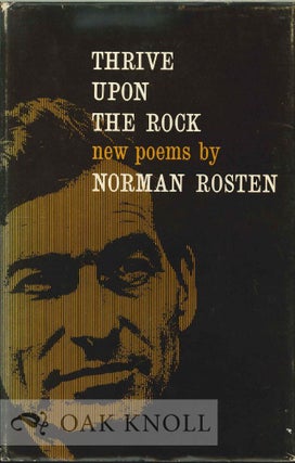 Order Nr. 113748 THRIVE UPON THE ROCK. Norman Rosten