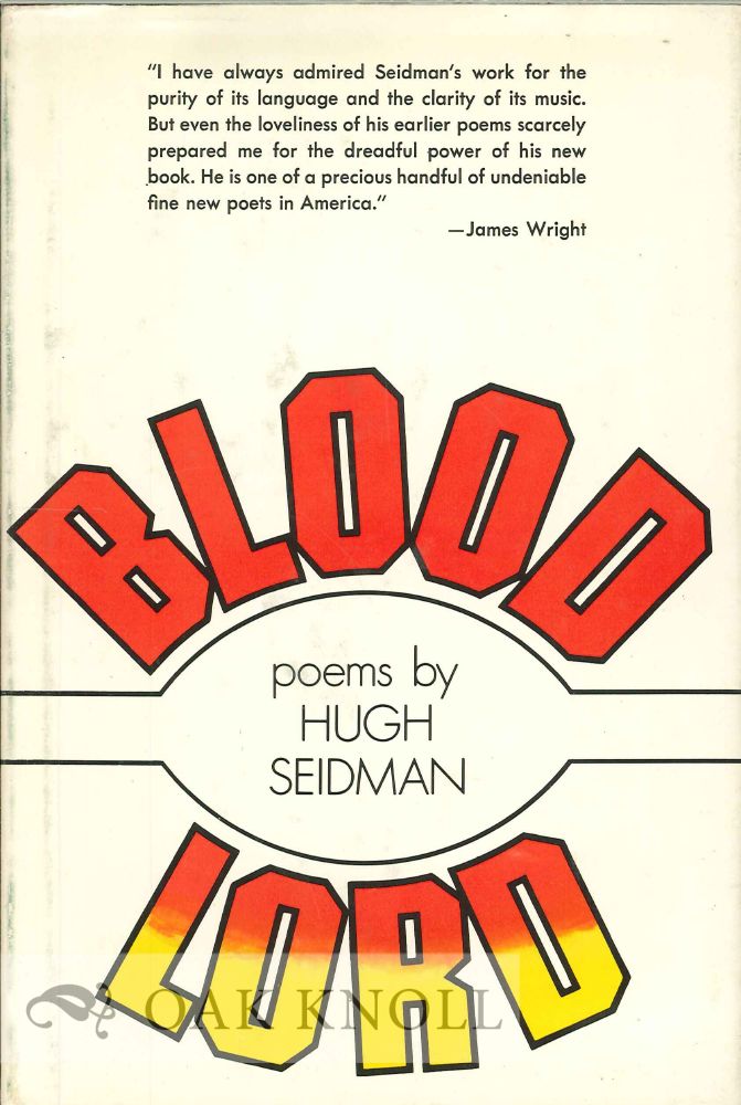 Order Nr. 113806 BLOOD LORD. Hugh Seidman.