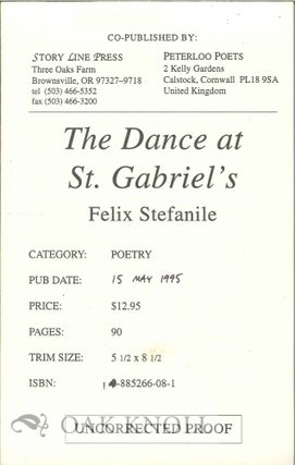Order Nr. 113946 THE DANCE AT ST. GABRIEL'S. Felix Stefanile