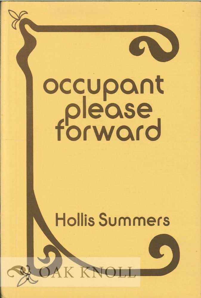 Order Nr. 113960 OCCUPANT PLEASE FORWARD. Hollis Summers.