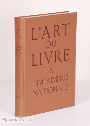 Order Nr. 114203 L' ART DU LIVRE À L'IMPRIMERIE NATIONALE