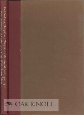 Order Nr. 114215 CARL SANDBURG, PHILIP GREEN WRIGHT, AND THE ASGARD PRESS 1900-1910, A...