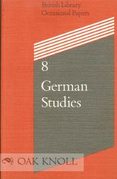 GERMAN STUDIES: BRITISH RESOURCES. David Paisey.