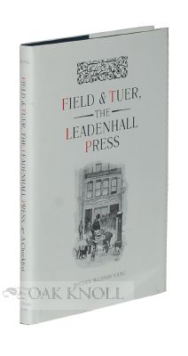 Order Nr. 114944 FIELD & TUER, THE LEADENHALL PRESS: A CHECKLIST. Matthew McLennan Young