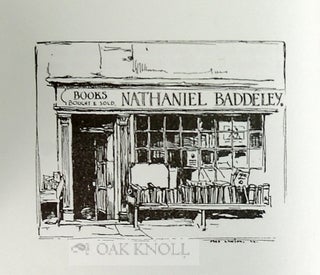 NATHANIEL BADDELEY, BOOKMAN, A PLAY FOR THE FIRESIDE IN ONE ACT. Illustrated by Fred Lawson.