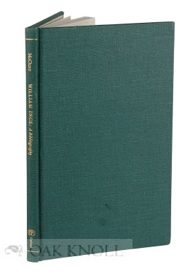 Order Nr. 115349 WILLIAM INGE: A BIBLIOGRAPHY. Arthur F. McClure