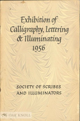 Order Nr. 115352 EXHIBITION OF CALLIGRAPHY LETTERING & ILLUMINATING, 1956