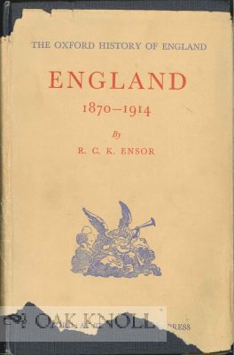 Order Nr. 115469 ENGLAND 1870-1914. R. C. K. Ensor