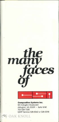 Order Nr. 115550 THE MANY FACES OF. Composition Systems