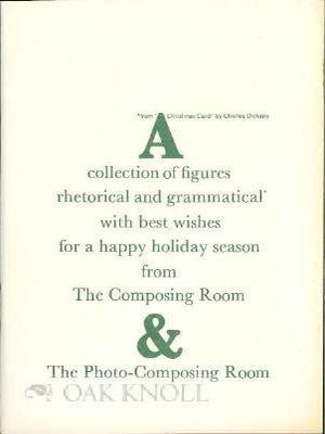 Order Nr. 115573 A COLLECTION OF FIGURES RHETORICAL AND GRAMMATICAL. Composing Room