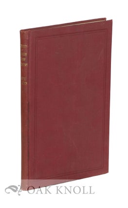 CATALOGUE OF THE DR. SAMUEL A. JONES CARLYLE COLLECTION. Mary Eunice Wead.