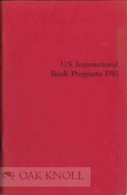 Order Nr. 116032 U.S. INTERNATIONAL BOOK PROGRAMS 1981. John Y. Cole