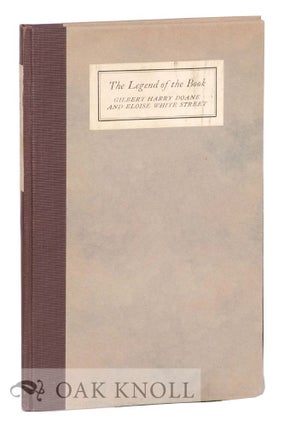 Order Nr. 116328 THE LEGEND OF THE BOOK. Gilbert Harry Doane