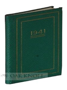Order Nr. 116466 1941 RUMPP ENGAGEMENT CALENDAR AND STAMP CASE