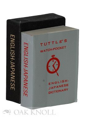 Order Nr. 116474 TUTTLE'S WATCH-POCKET ENGLISH-JAPANESE DICTIONARY