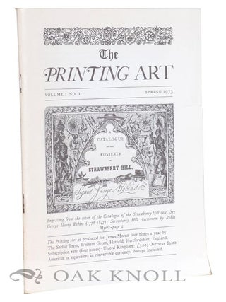 Order Nr. 116784 THE PRINTING ART. James Moran