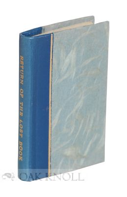 Order Nr. 116905 THE HOMECOMING OF THE LOST BOOK. Eugenie Schwarzwald