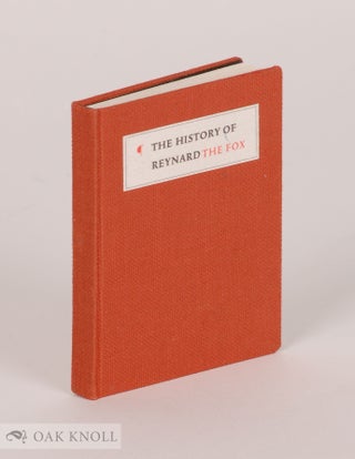 Order Nr. 116990 THE HISTORY OF REYNARD THE FOX (THE OORMENTING OF TIBERT